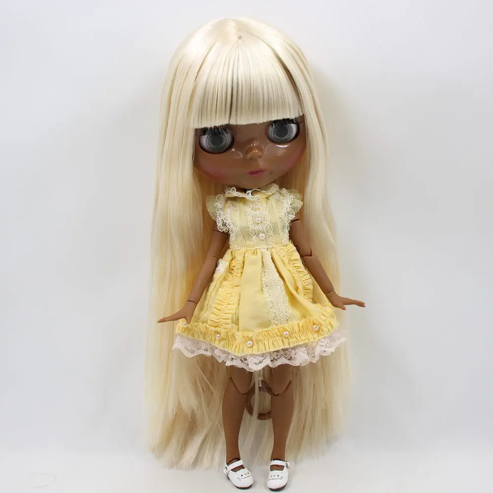 Ледяной DBS Blyth кукольные нет. BL6025 волосы цвета блонд для наращивания шарнирное