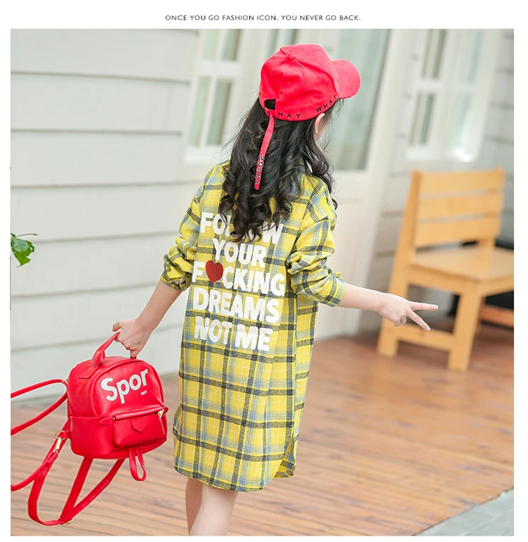 Девушки-диапазон рубашка в клетку Весна 2018 новый корейский вариант для отдыха