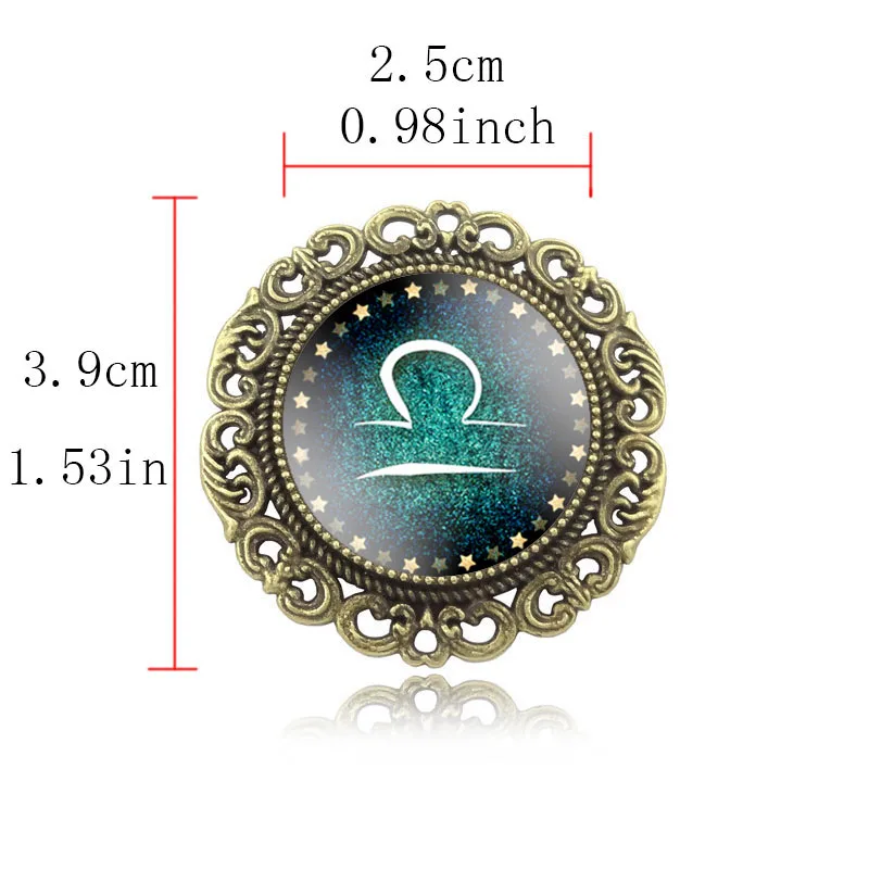 Весы Брошь Знак Шпильки старинные ювелирные изделия Бронзовый сплав брошь для