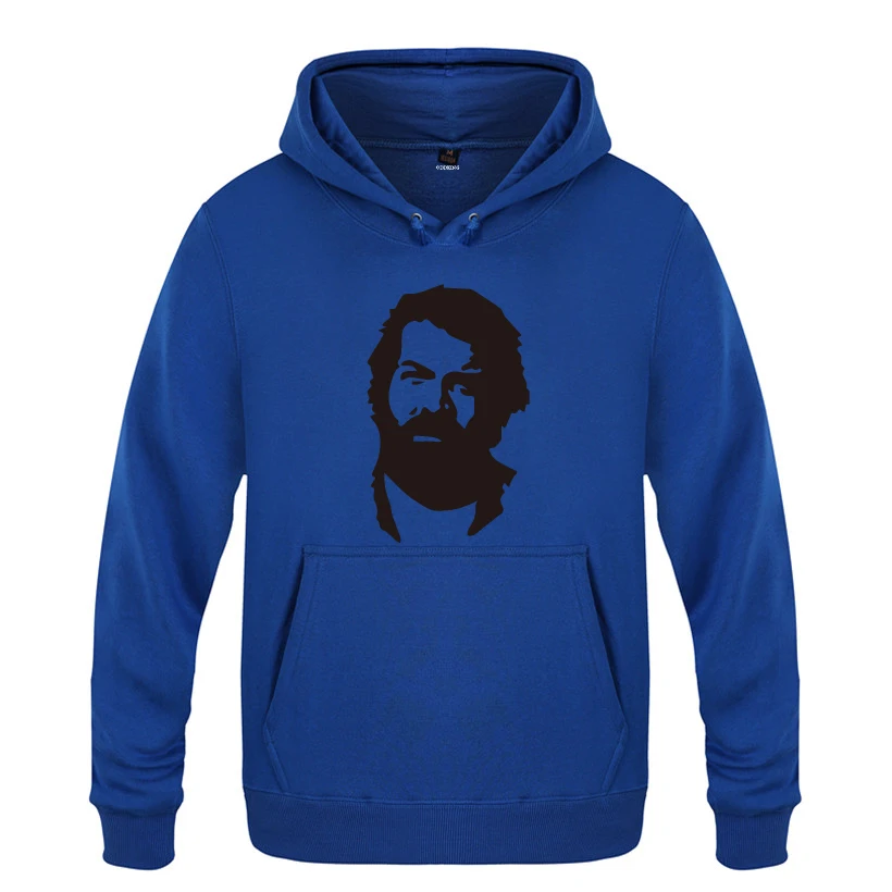 

BUD SPENCER Hoodies Men 2018 Men's Pullover Fleece Hooded Sweatshirts