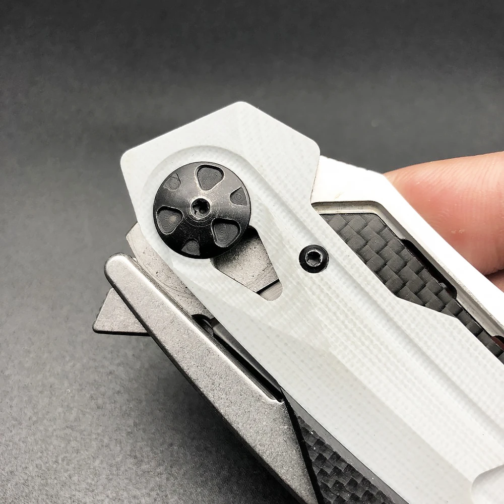 Карманный нож BJL ZT0999 D2 из стали и углеродного волокна с ЧПУ тактический складной