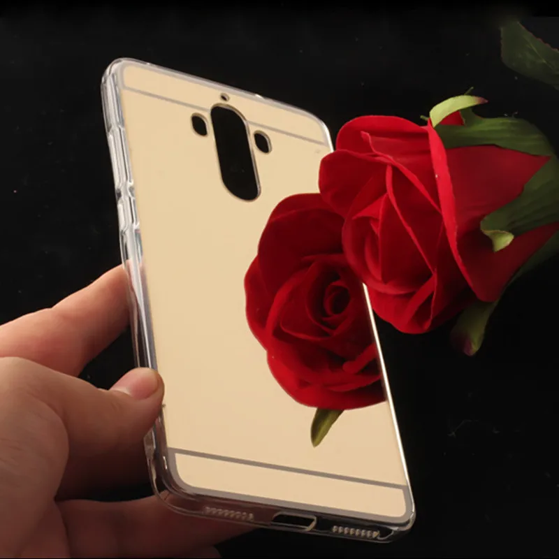 Ударопрочный зеркальный мягкий чехол для Huawei Nova 3i 3 2 Plus 2s P8 P9 P10 p20 Lite Honor Play 10 V10 V9 9