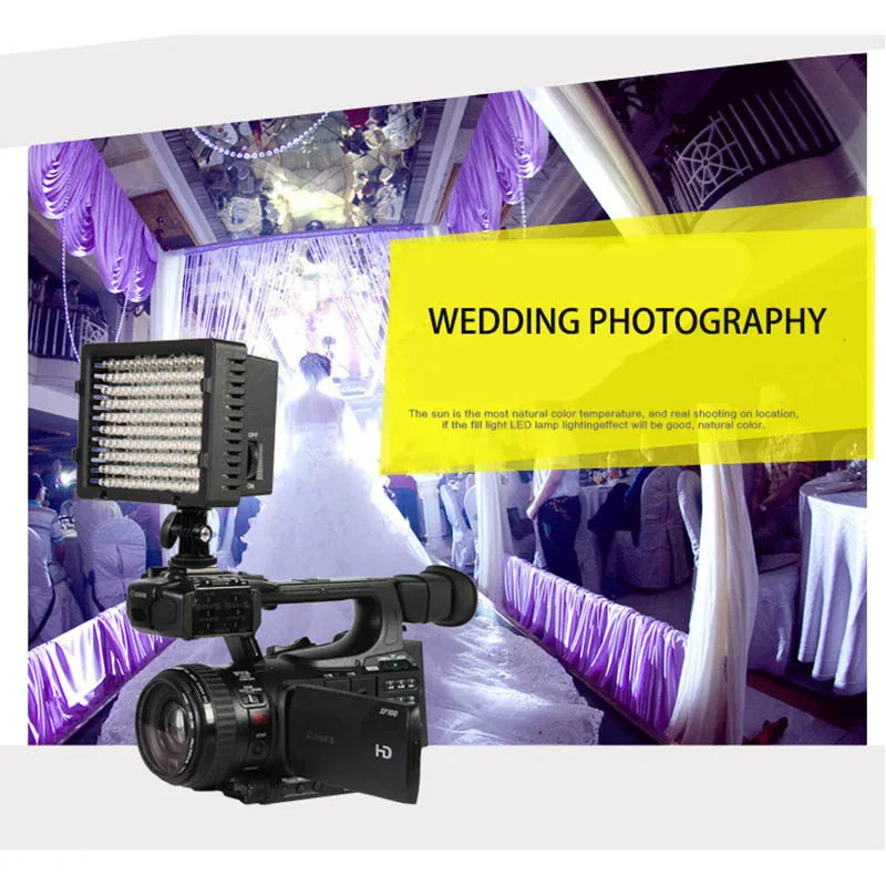 Регулируемая LED вспышка для камеры Canon Nikon Pentax Panasonic Sony Samsung Olympus|light for canon|video lightcamera