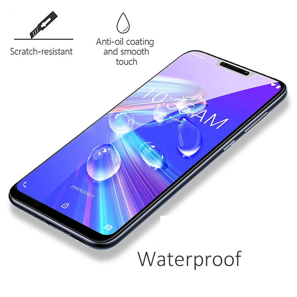 Стекло для Asus Zenfone Max Pro M2 ZB631KL закаленное стекло полное покрытие защита экрана стекло для Asus Zenfone Max Pro M2 ZB633KL