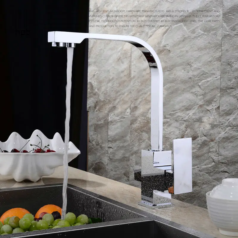 HPB латунный хромированный полированный двухфункциональный смеситель для