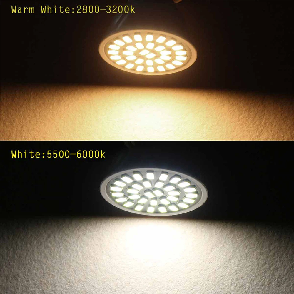 E27 светодиодная лампа MR16 GU10 Светодиодная лампочки 220V 110V 18/24/32 LEDs Ampoule Bombillas LED