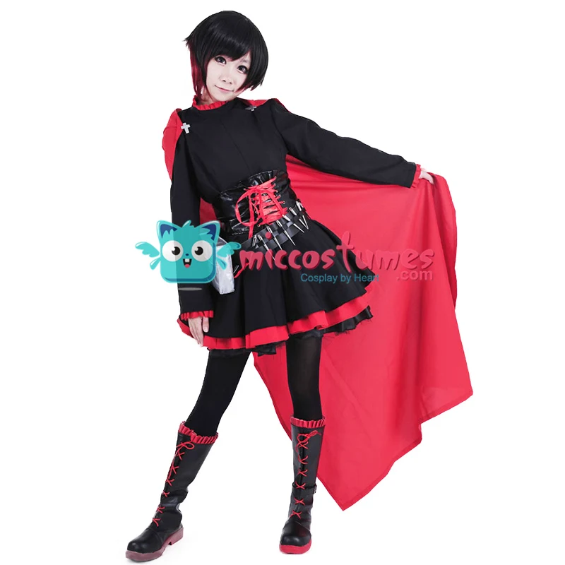 Женский костюм для косплея Ruby Rose|ruby rose cosplay|cosplay costumecosplay costume anime |