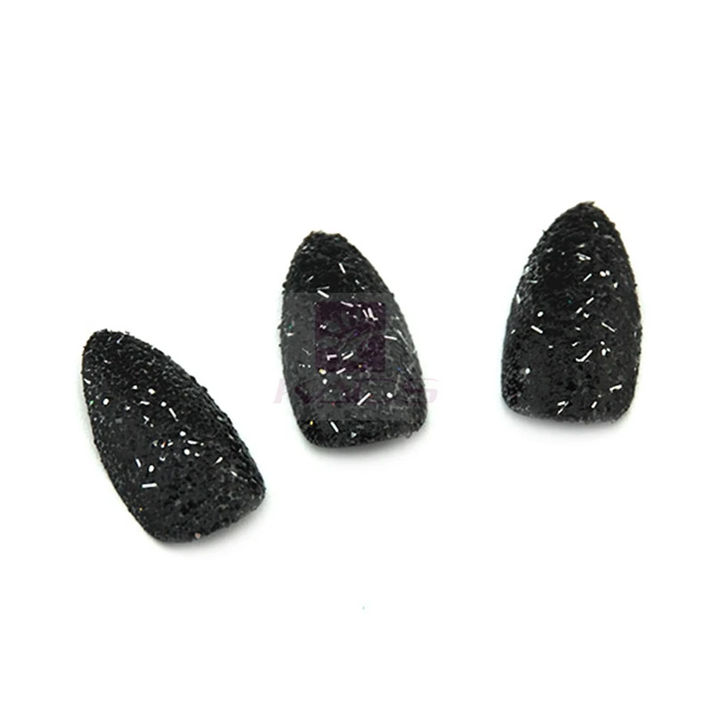 Новый 70 шт./кор. Блеск Sharp Ending Стилет Акриловые Ложные Типсы Бежевый Искусство