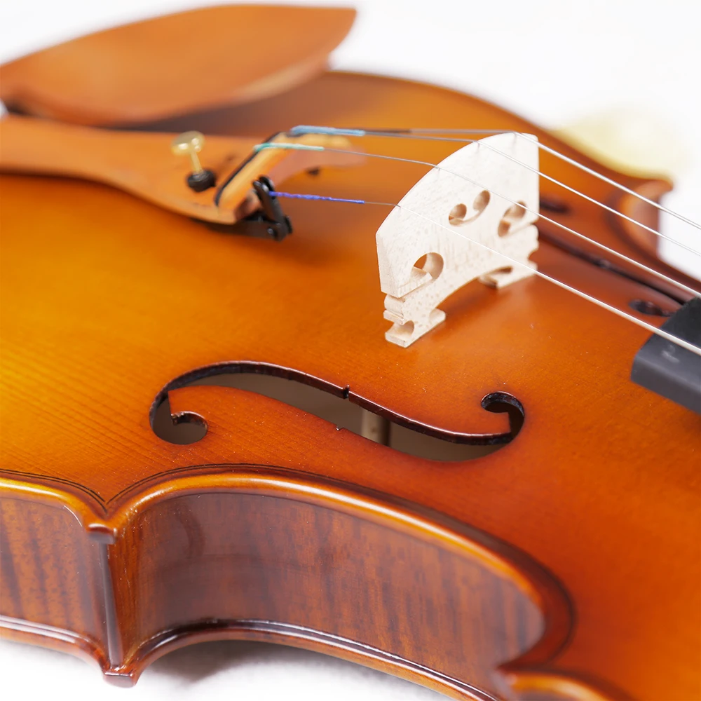 Натуральный полосы клен O Ручной работы антикварная скрипка 4/4 3/4 один Совета