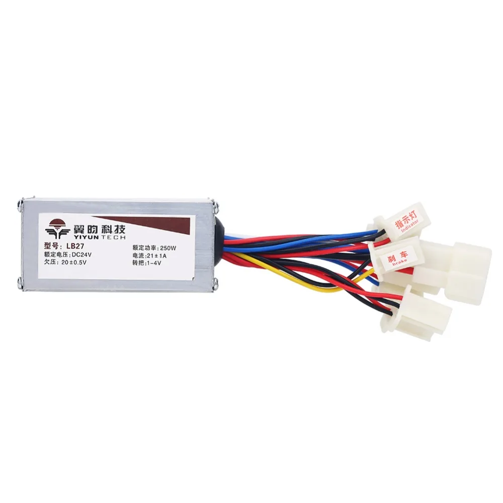 Матовый контроллер 24 V/36 V/48 V 250/350/500W DC электрический велосипед матовый контроллер коробки Электрический велосипед Скутер E-аксессуар для велосипеда