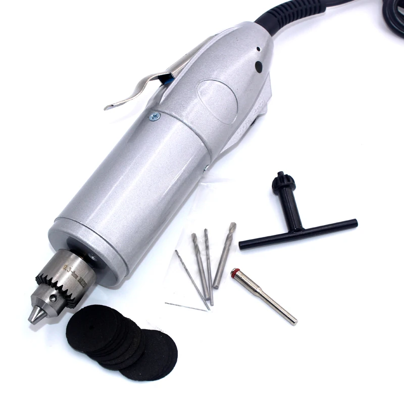 Электрическая ручная мини дрель с регулируемой скоростью/обработка ювелирных