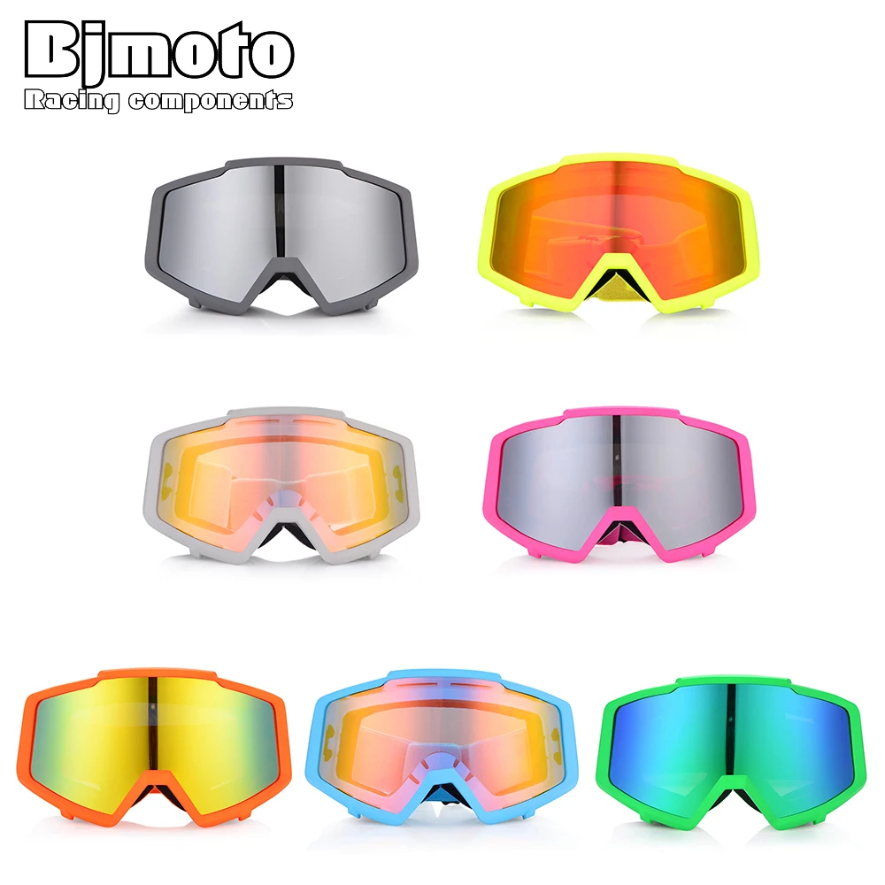 

BJMOTO Motorcycle Gafas Outdoor Sport UV Snow Snowboard Ski Goggles Eyewear For Motocross Dirt Bike Racing Goggles