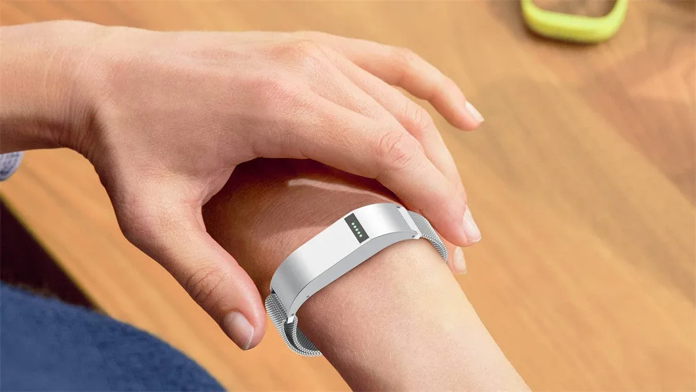 Ремешок для умных часов Milanese из нержавеющей стали с магнитной петлей Fitbit Flex 2