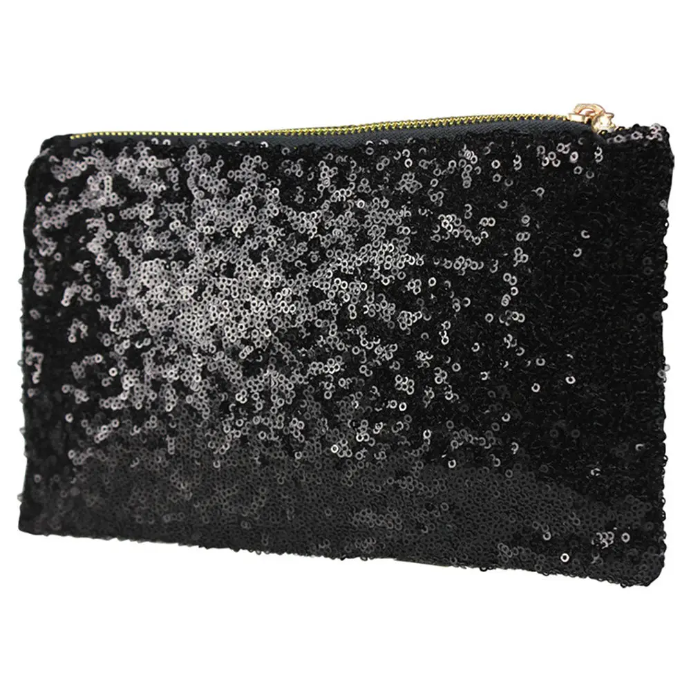 2 шт./лот Новый женский модный клатч с блестящими блестками вечерняя сумка для