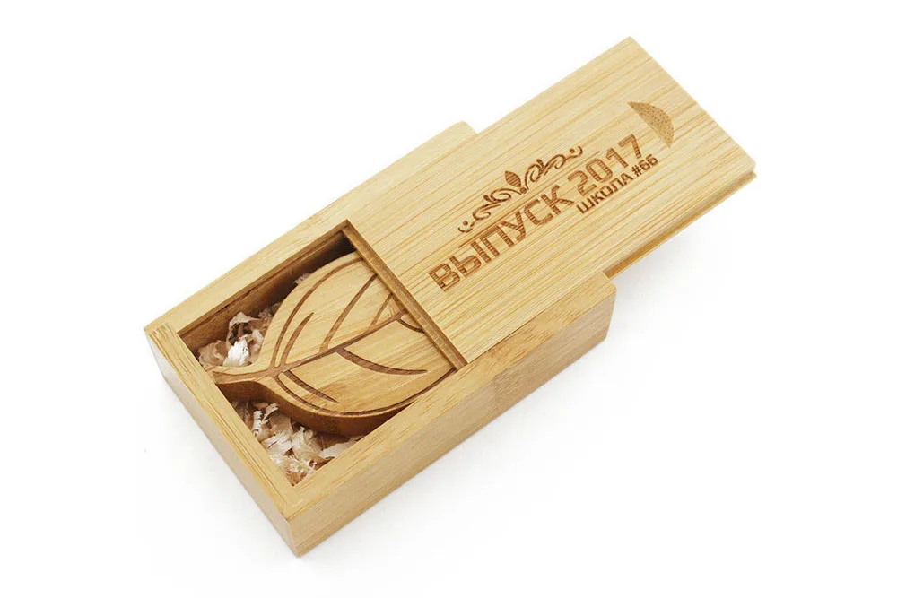 JASTER USB 3,0(более 10 шт. бесплатный логотип) деревянный лист+ упаковочная коробка usb флеш-накопитель карта памяти pendriver 8 ГБ 16 ГБ 32 ГБ 64 Гб подарок