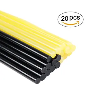 Клеевые стержни, 20 шт., термоплавкие Клеевые стержни, инструмент для ремонта вмятин без покраски, для ремонта автомобилей, набор инструментов для удаления вмятин, желтый и черный