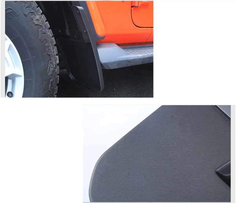 Lsrtw2017 инженерный пластиковый прочный автомобиль mudgurards крыло для jeep wrangler JL