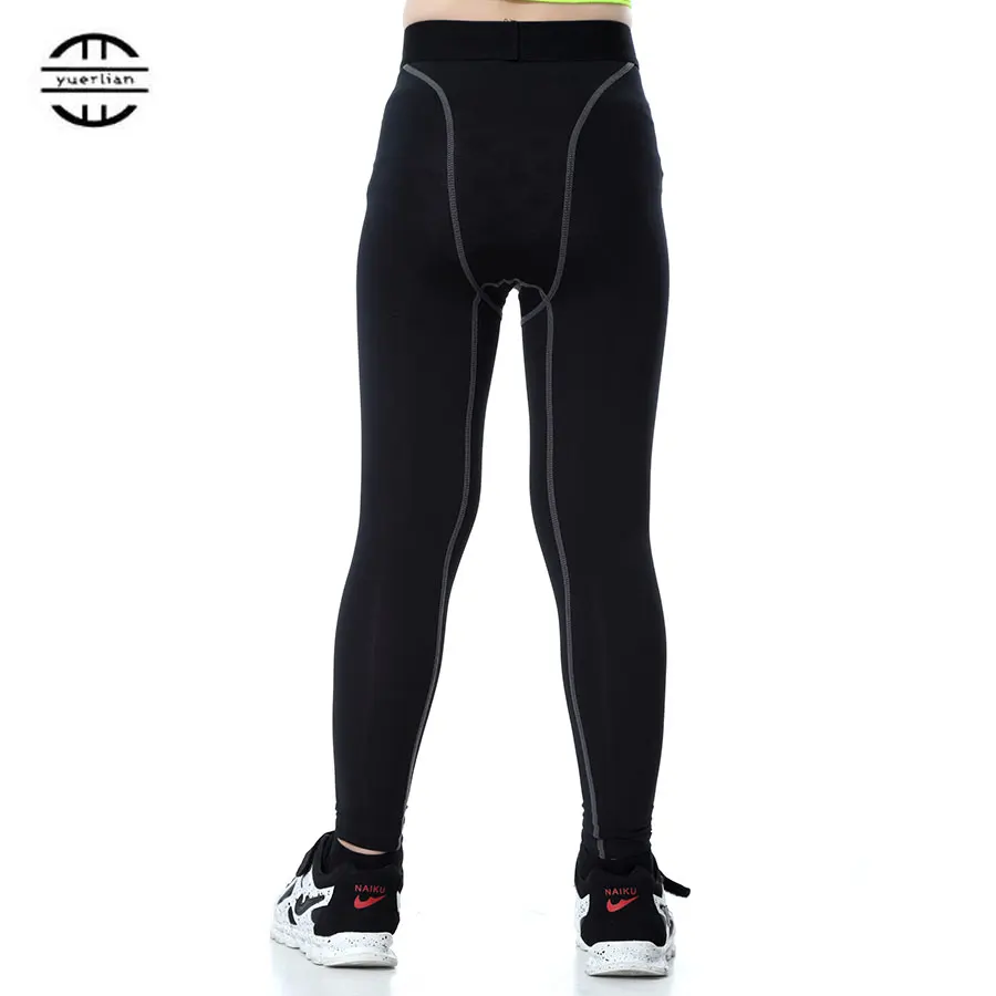 Yuerlian Gym Leggings Sports Tight Fitness Kids Football Kits /17 Sportswear Basketball Jersey Running Pants Boys And Girls