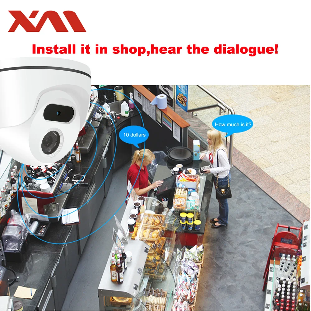 IP камера XM HD 3 6 МП с ИК объективом мм|Камеры видеонаблюдения| |