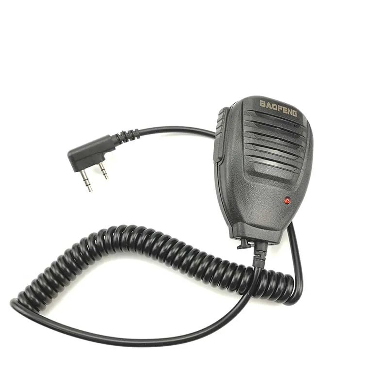 1/2 шт Baofeng BF-888S UV-5R UV-5RC UV-5RE иди и болтай Walkie Talkie Ручной микрофон Динамик Портативный двухстороннее радио аксессуары для микрофона