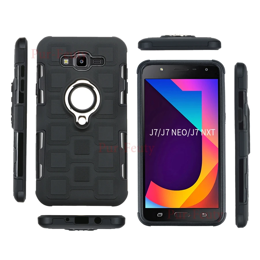 Чехол для Samsung Galaxy J7 Neo 2017 SM-J701F/DS J701F/DS Nxt Max Plus кольцевая подставка силиконовые