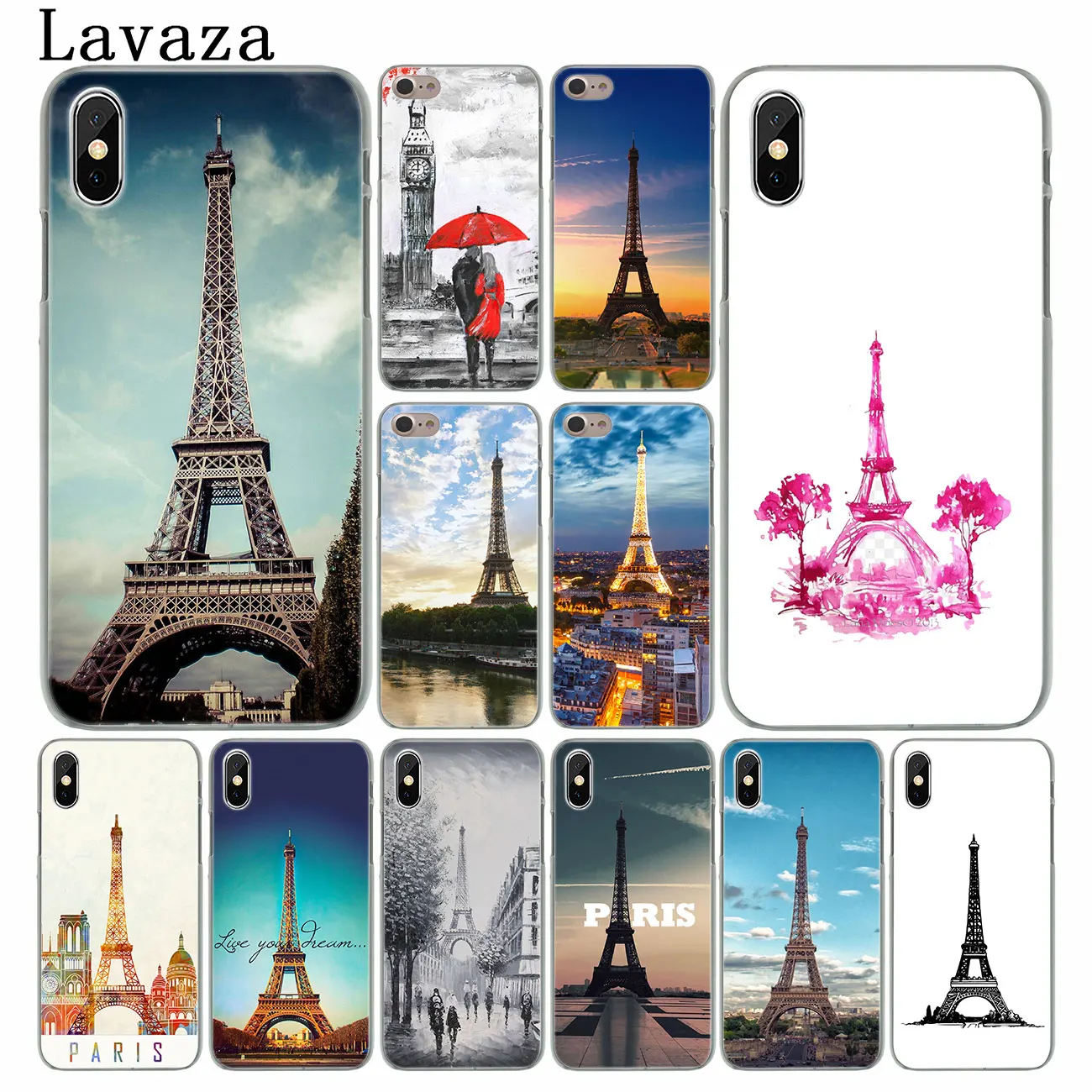 Lavaza Франция Париж Эйфелева башня жесткий чехол для телефона iPhone XR XS X 11 Pro Max 10 7 8 6 6S