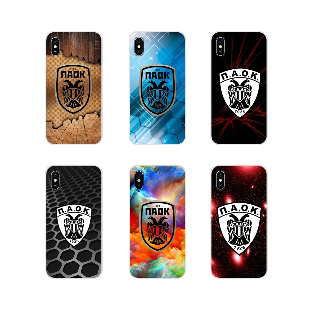 Аксессуары для телефонов Paok Fc Салоники Чехлы Samsung Galaxy S4 S5 MINI S6 S7 edge S8 S9 S10 Plus Note 3 4 5 8 9