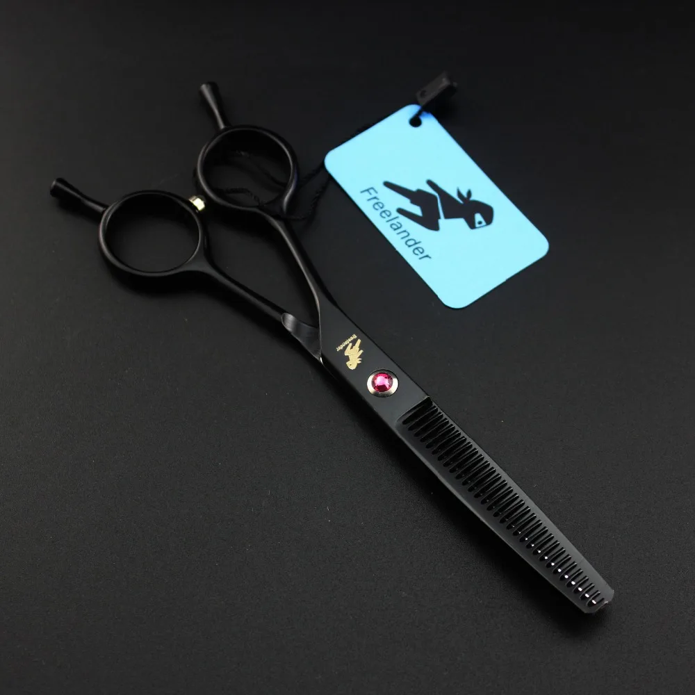 

Freelander 6 inch Left Handed Hair Scissors Cutting /Thinning Hairdressers Scissors Titanium Salon Shears Tools for a Barber