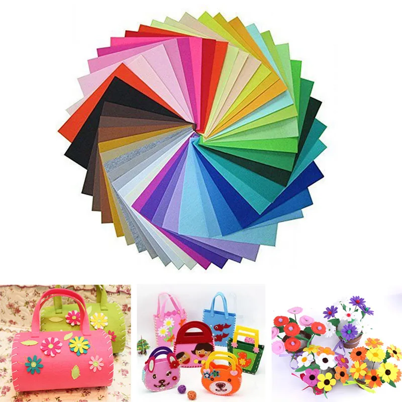 40 шт. Нетканая жесткая ткань для рукоделия детская Рождественская рукоделие