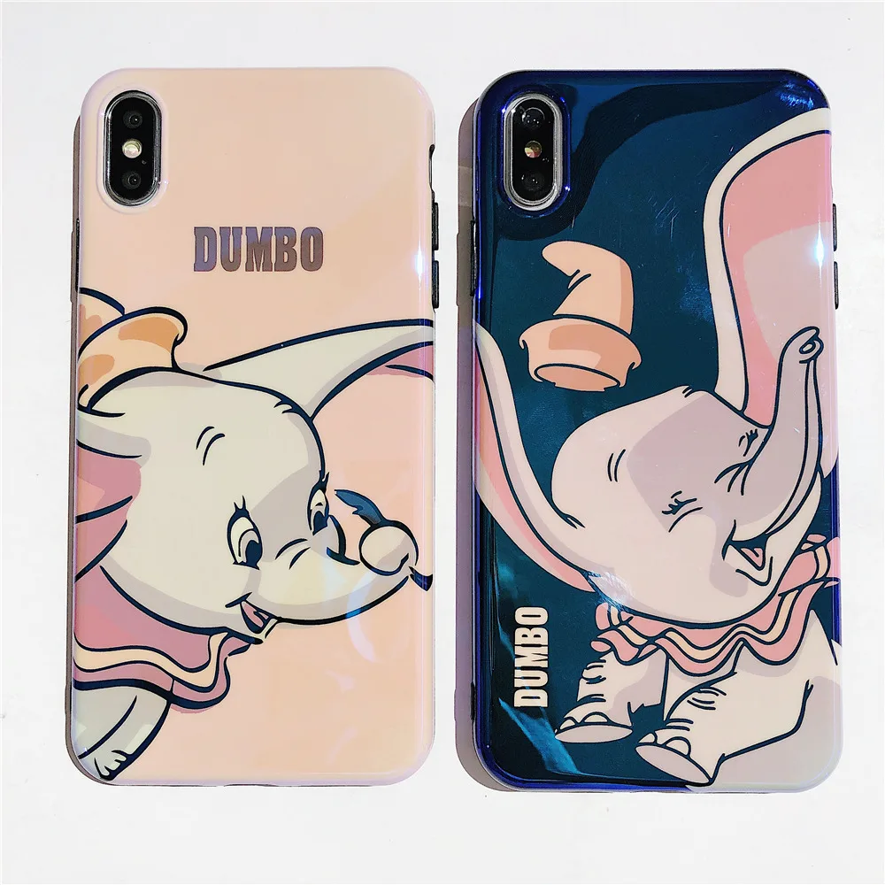 Чехол для телефона с рисунком аниме Летающий Слон iPhone 11 Pro X XR XS MAX 8 7 6S Plus Blu-Ray