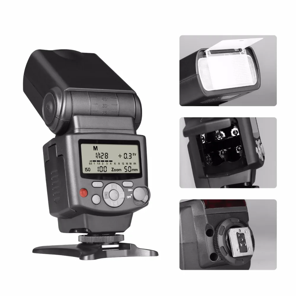 Voking VK430 I TTL ЖК дисплей Дисплей блиц вспышка для камеры Nikon D5500 D5300 D3300 D7200 D3400 D500 D7500 D750