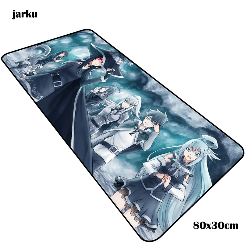 size 800x300x3mm Megumin mats 800x300x3 мм Профессиональный игровой коврик для мыши большая клавиатура Коврик для мыши Инди-поп аксессуары для геймеров коврик для мыши - Цвет: size 800x300x3mm
