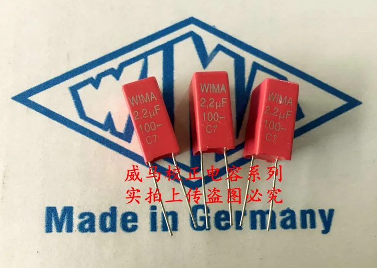 2020 hot sale 10pcs/20pcs Germany WIMA capacitor MKS2 100V2.2UF 100V225 P: 5mm spot Audio capacitor free shipping