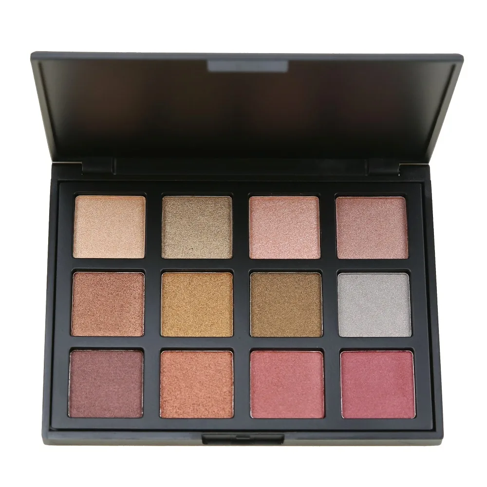 Мягкой улыбкой 12 Цвет Shimmer Характер свечения Eye shadow Palette Макияж Косметика нюдовая