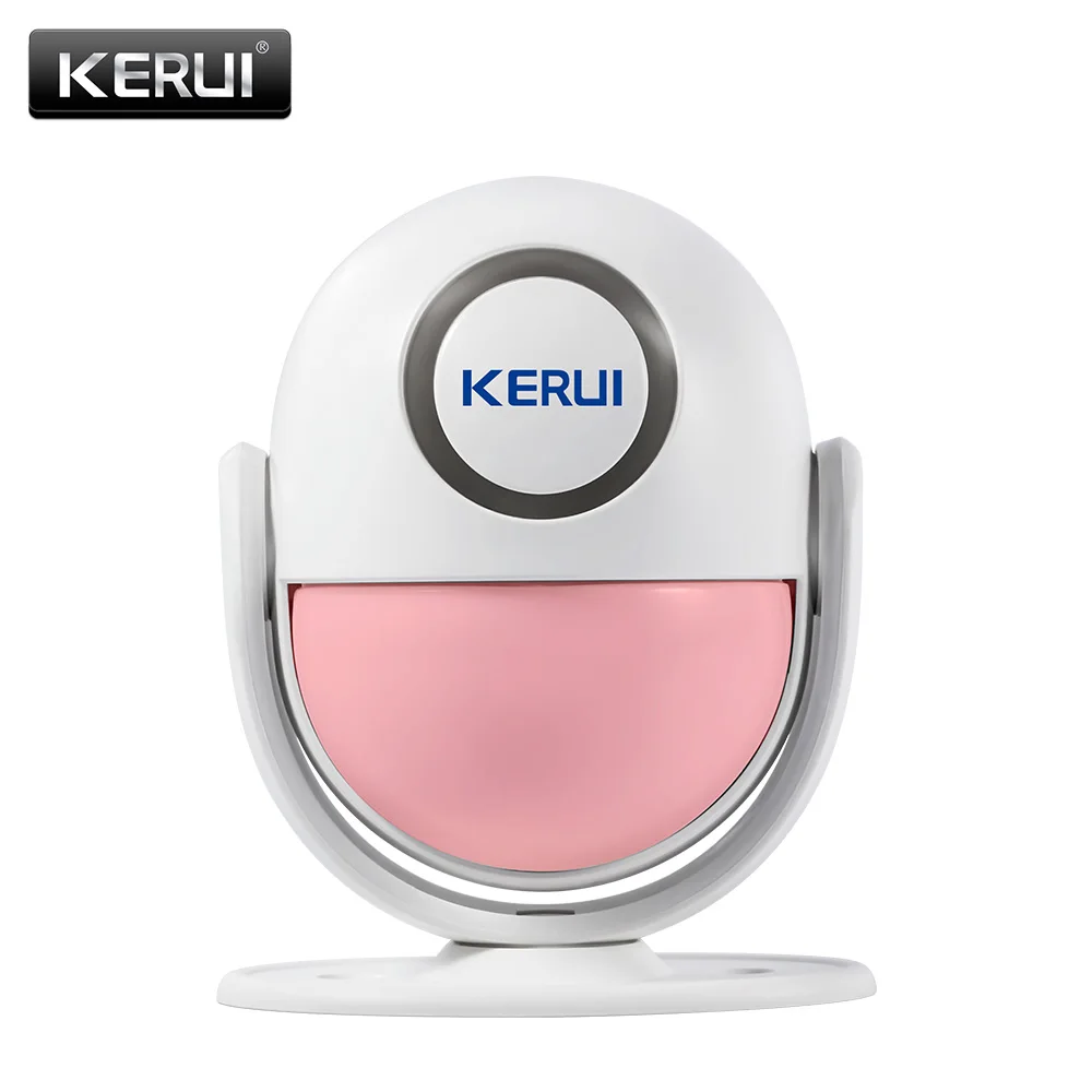 KERUI P6 приветственный сигнал тревоги, беспроводная защита безопасности, инфракрасный ИК датчик движения, дверной звонок, дверной звонок+ пульт дистанционного управления - Цвет: KIT1