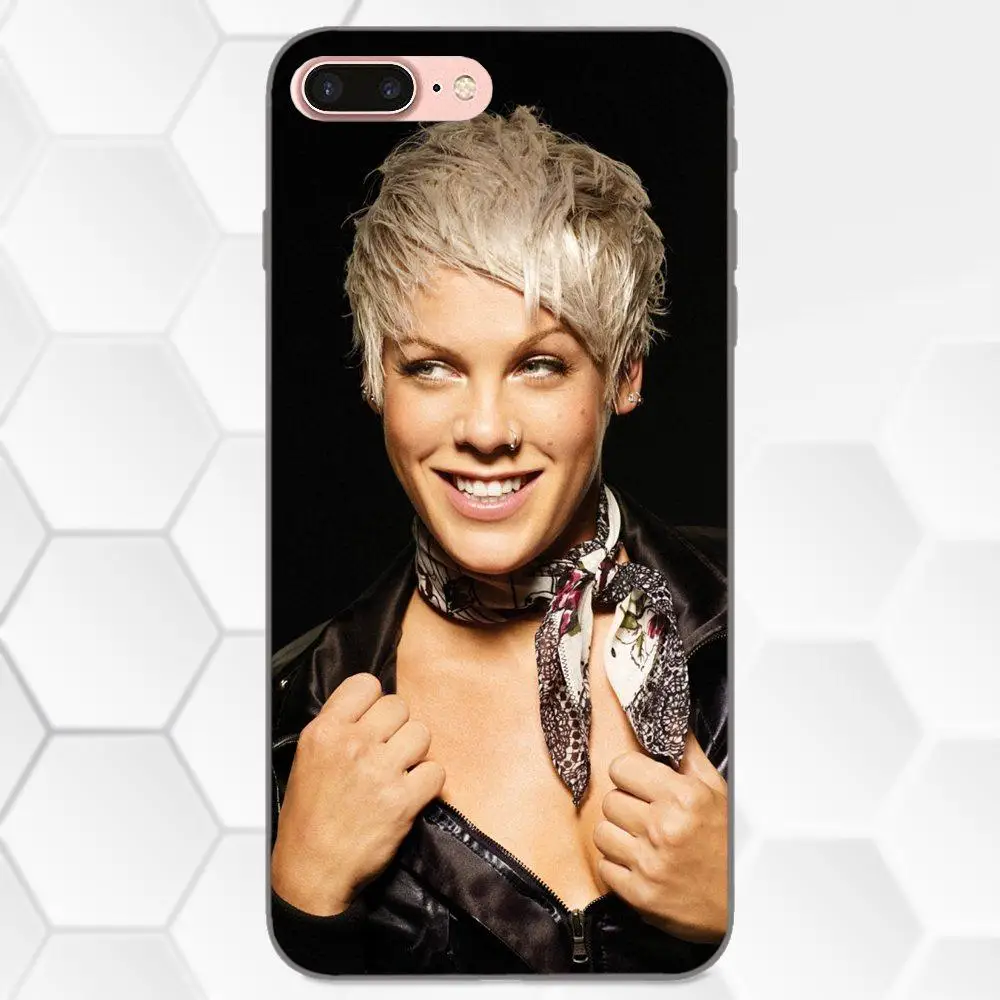 Для Apple iPhone 4 4S 5 5S SE 6 6S 7 8 Plus X XS Max XR мягкий чехол из ТПУ P! nk Alecia Beth Moore|Бамперы| |