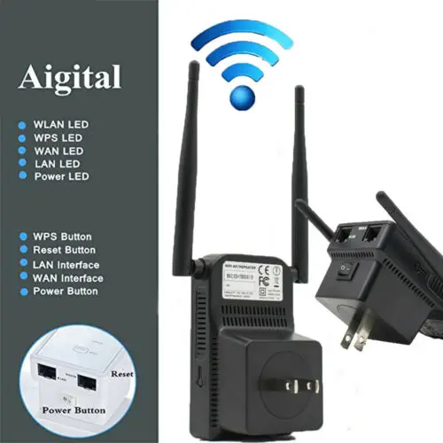 300 Мбит/с Wi Fi ретранслятор беспроводной расширитель диапазона Усилитель сигнала