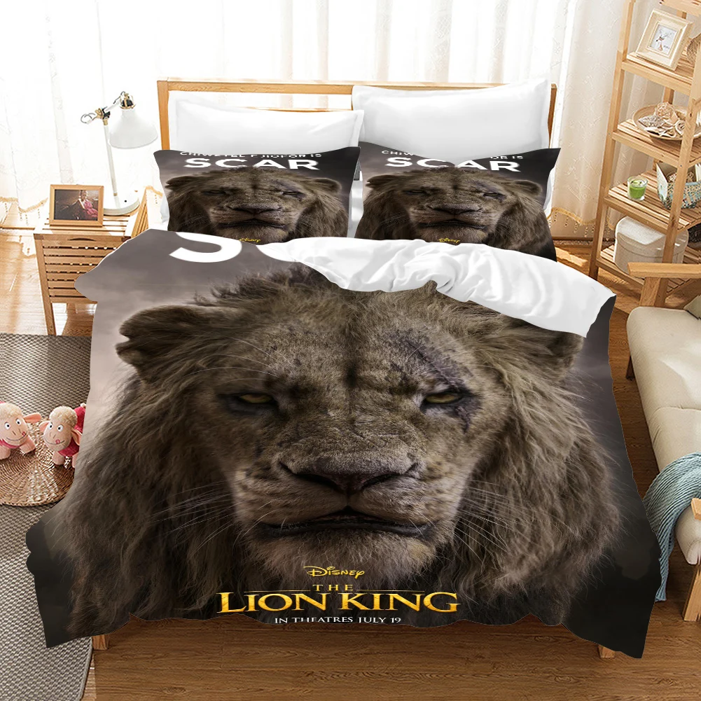 Король Лев Simba 3d комплект постельного белья, пододеяльник, постельное белье, Комплект постельного белья, одеяло, Комплект постельного белья s, постельное белье(без простыни