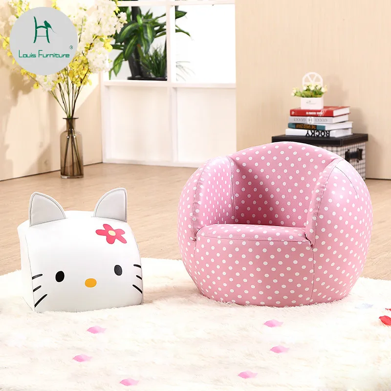 

Louis Fashion Children's Sofa Cute Pink Cartoon Baby Seat Simple Modern