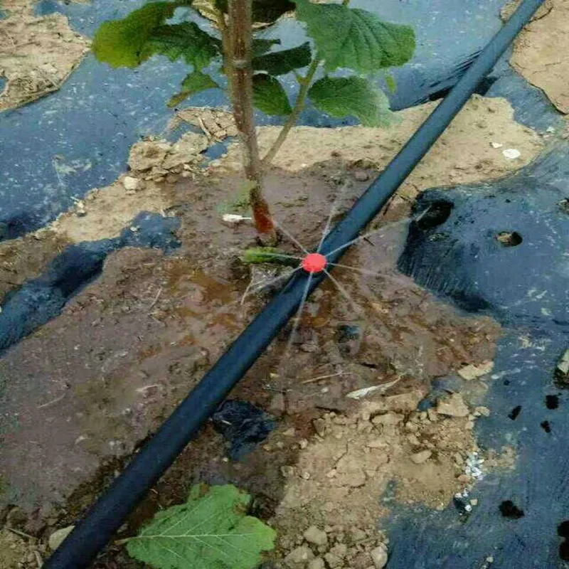 

50Pcs Adjustable Dripper Water Flow Mini Micro Drip Irrigation Sprinkler Irrigation Dripper Watering Garden For 1/4 inch Hose