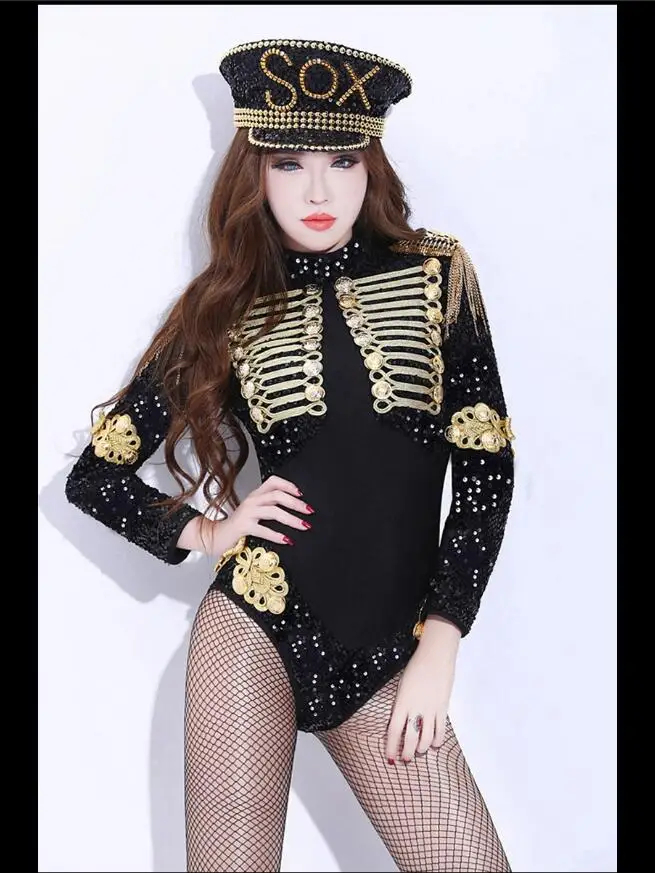 Women Jumpsuits Female Rompers Costumes Sexy Atmosphere Dj Bar Ds Singer Stage Uniform Nightclub Gogo Leading Dance Clothes New