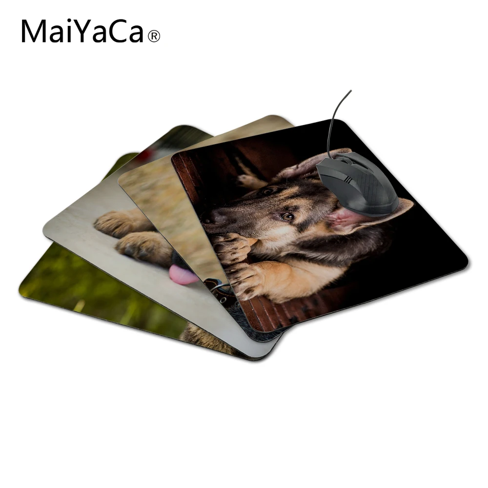 

MaiYaCa german shepherd Rubber Soft aming Mouse ames Black Mouse pad 18*22cm 20*25cm and 25*29cm