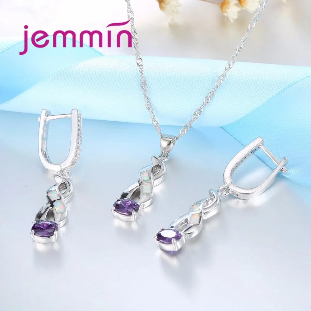 Серьги-подвески женские геометрической формы Висячие из стерлингового серебра с