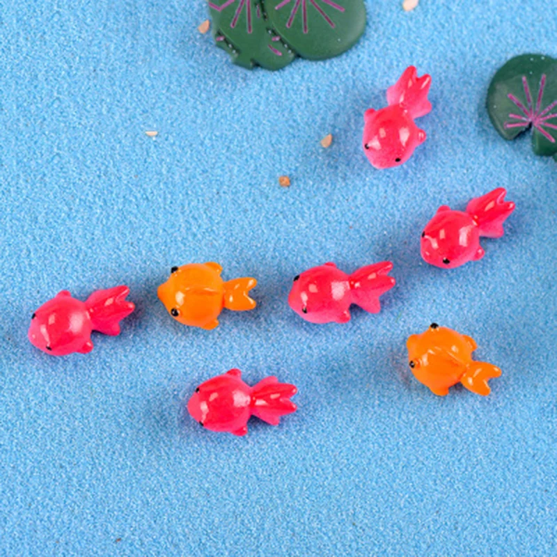 ZOCDOU 6 штук Золотая рыбка поддельный поцелуй аквариум Pescado романтическая модель