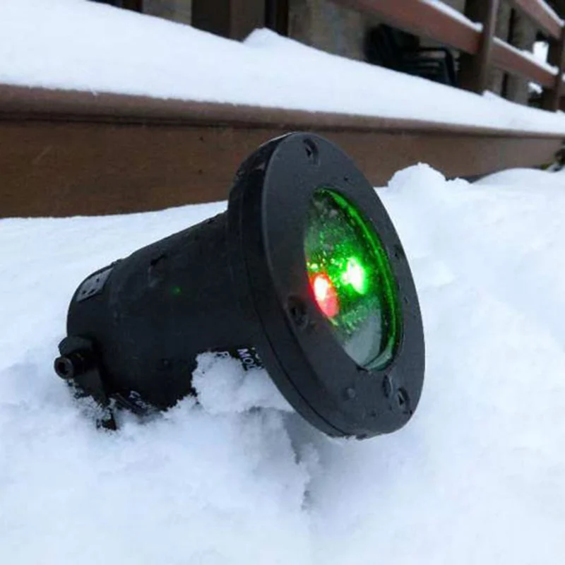 Рождественские Огни наружное движение лазерный проектор душ для украшения дома