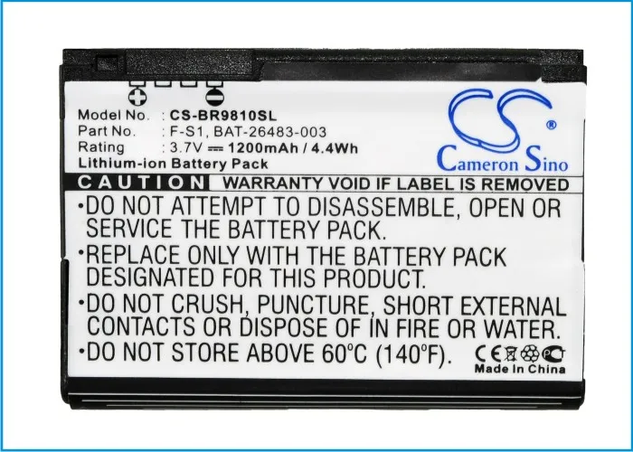 Cameron Sino Высокое качество 1200mAh батарея Летучая мышь 26483 003 F S1 для BlackBerry Jennings факел 2