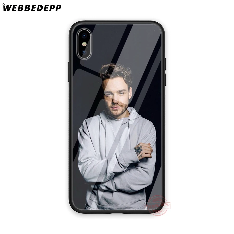 WEBBEDEPP 1D Liam Payne чехол для телефона из закаленного стекла Apple iPhone XS Max XR X 8 7 6S Plus 5S SE |