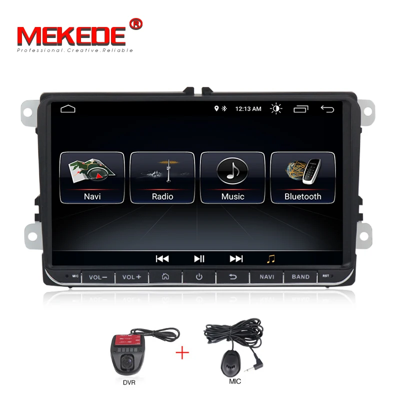 add dvr Mekede автомобильный мультимедийный плеер 2 Din автомобильный DVD для VW/Volkswagen/Golf/Polo/Tiguan/Passat/b7/b6/SEAT/leon/Skoda/Octavia радио gps DAB - Цвет: add dvr