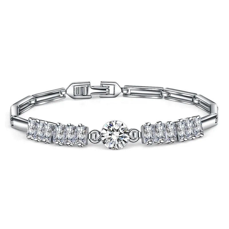 Luxury Bamboo festival AAA Cubic Zircon Bracelets &amp Bangles Inlay Cluster Brilliant CZ Crystal Bangle For Women Wedding Party | Украшения