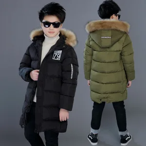 Winter Thicken Windproof Warm Kids Coat Waterproof Children Outerwear Cotton Filler Heavyweight Boys